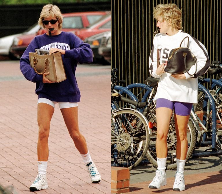 hbz-princess-diana-shorts-comp-1530899550 - MEGA Princess Diana Bike Shorts Trend MEGA