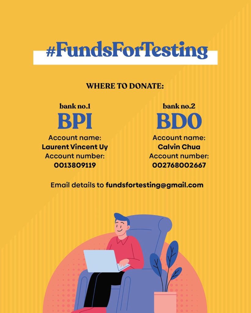 funds for testing (2) - MEGA mass testing