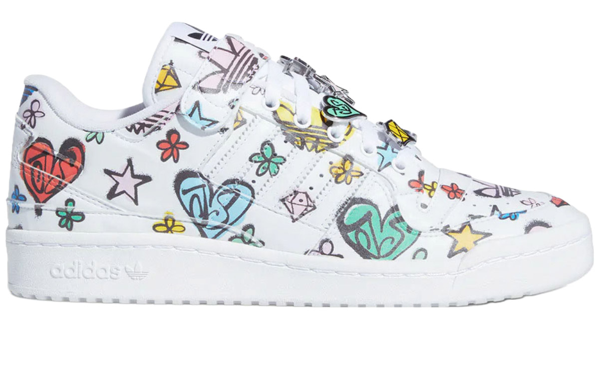 Adidas-x-JSCott-1 - MEGA Jeremy Scott x adidas Forum 84 Low "Multi" Sneaker