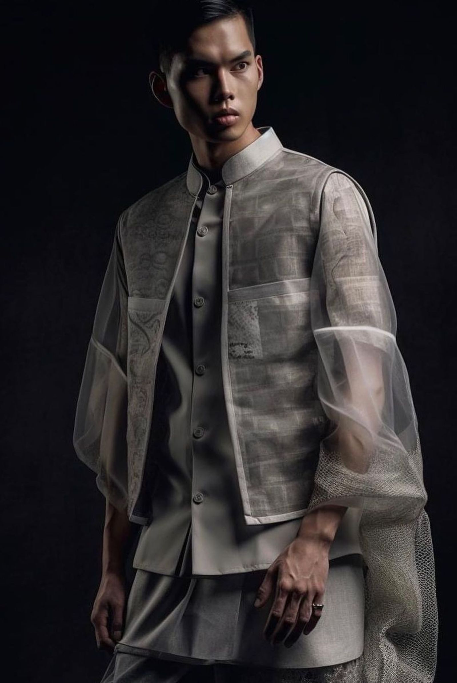 2 - MEGA AI Barong Tagalog Philippine National Costume by Patrick Cabral