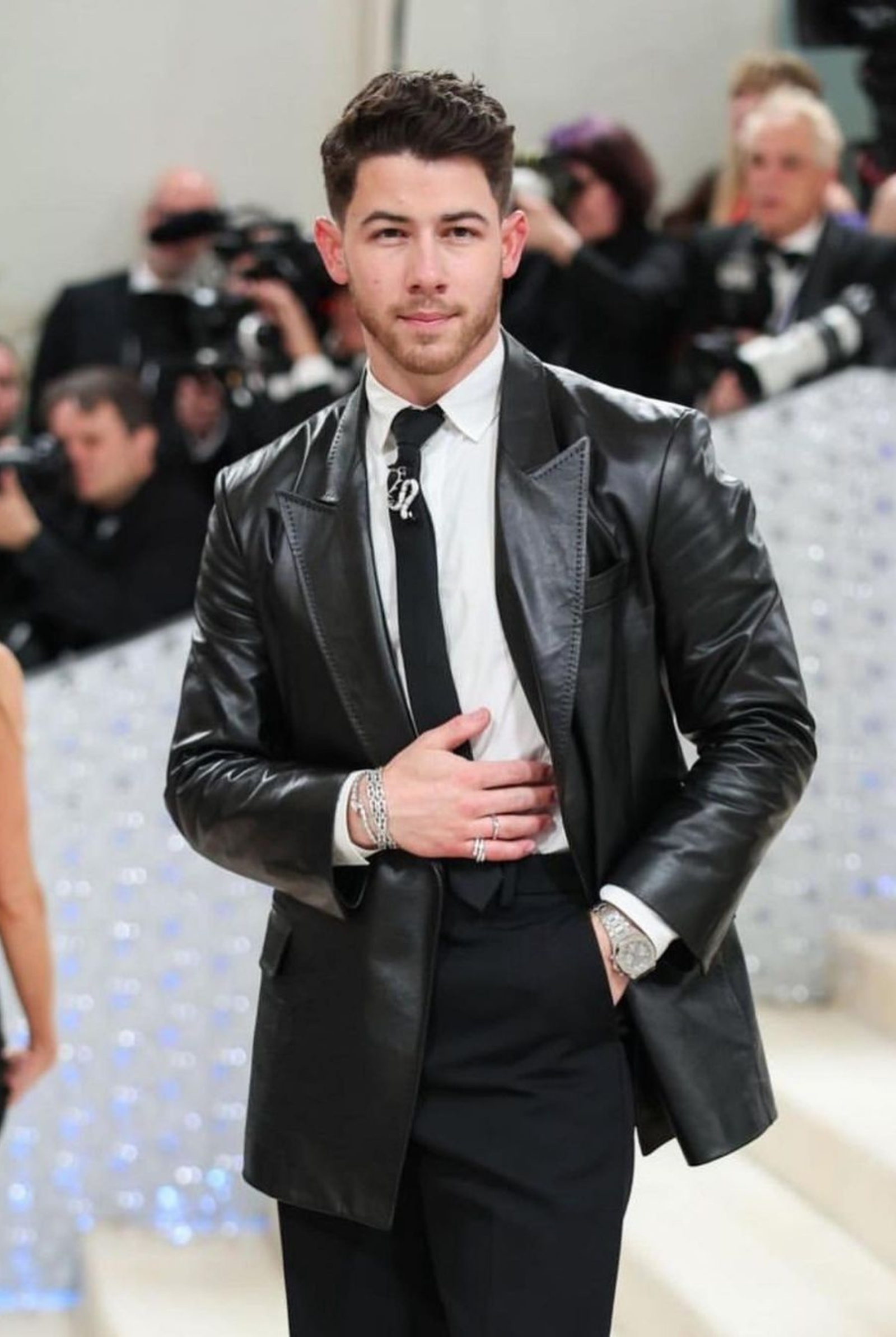 Nick Jonas, Audemars Piguet Royal Oak Chronograph Met Gala 2023