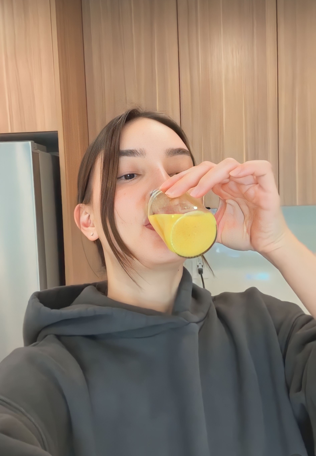 emily-mariko-turmeric-shot - MEGA Caffeine-Free Drinks You Can Make at Home Ginger turmeric shots