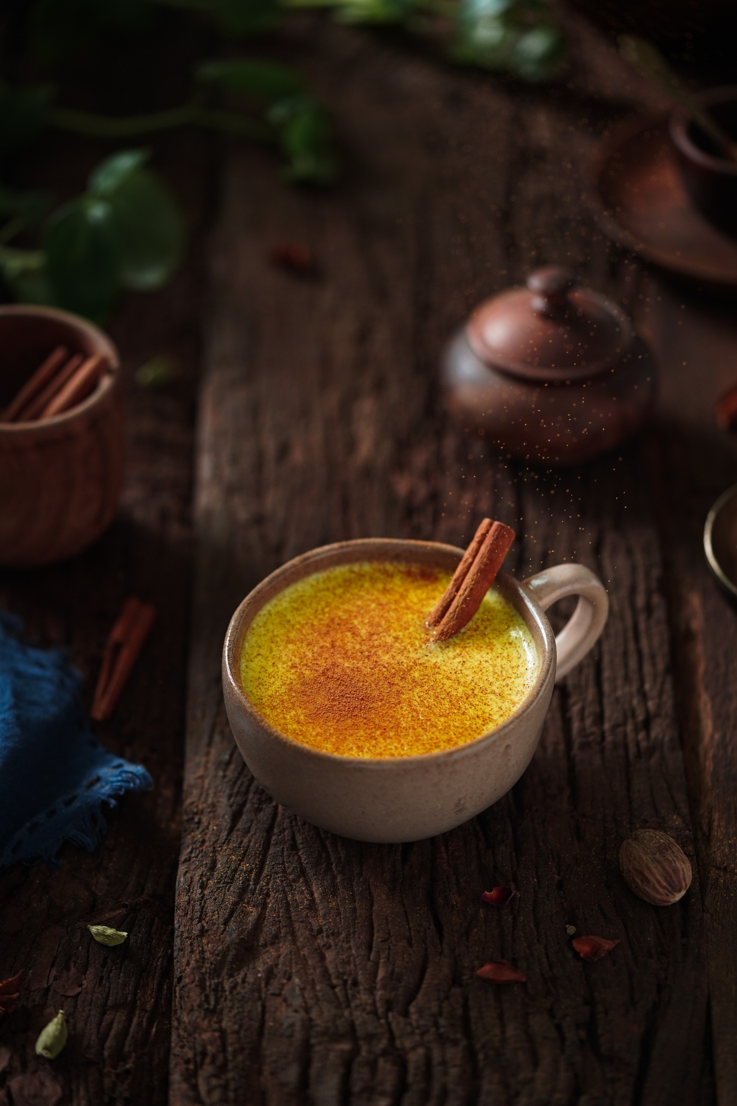 golden-milk - MEGA Caffeine-Free Drinks You Can Make at Home golden milk ginger and turmeric