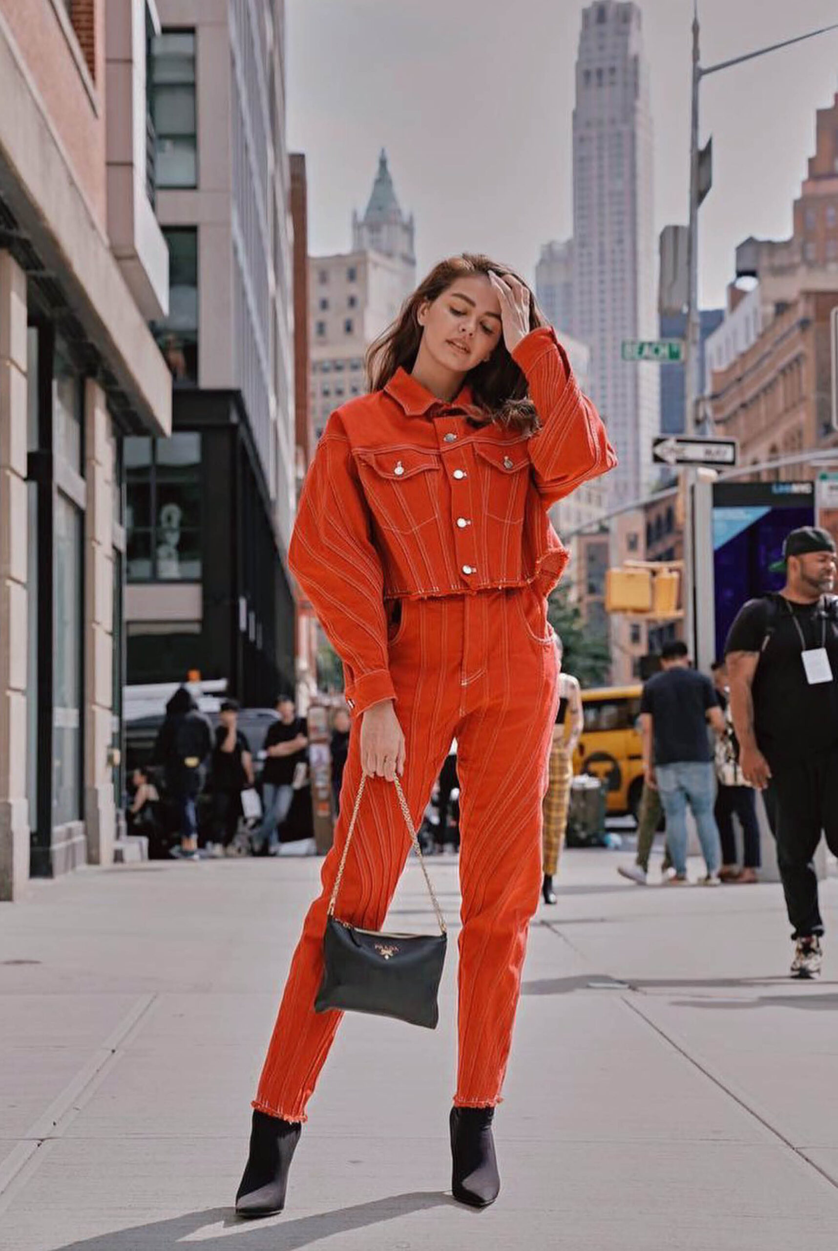 Janine Gutierrez in red