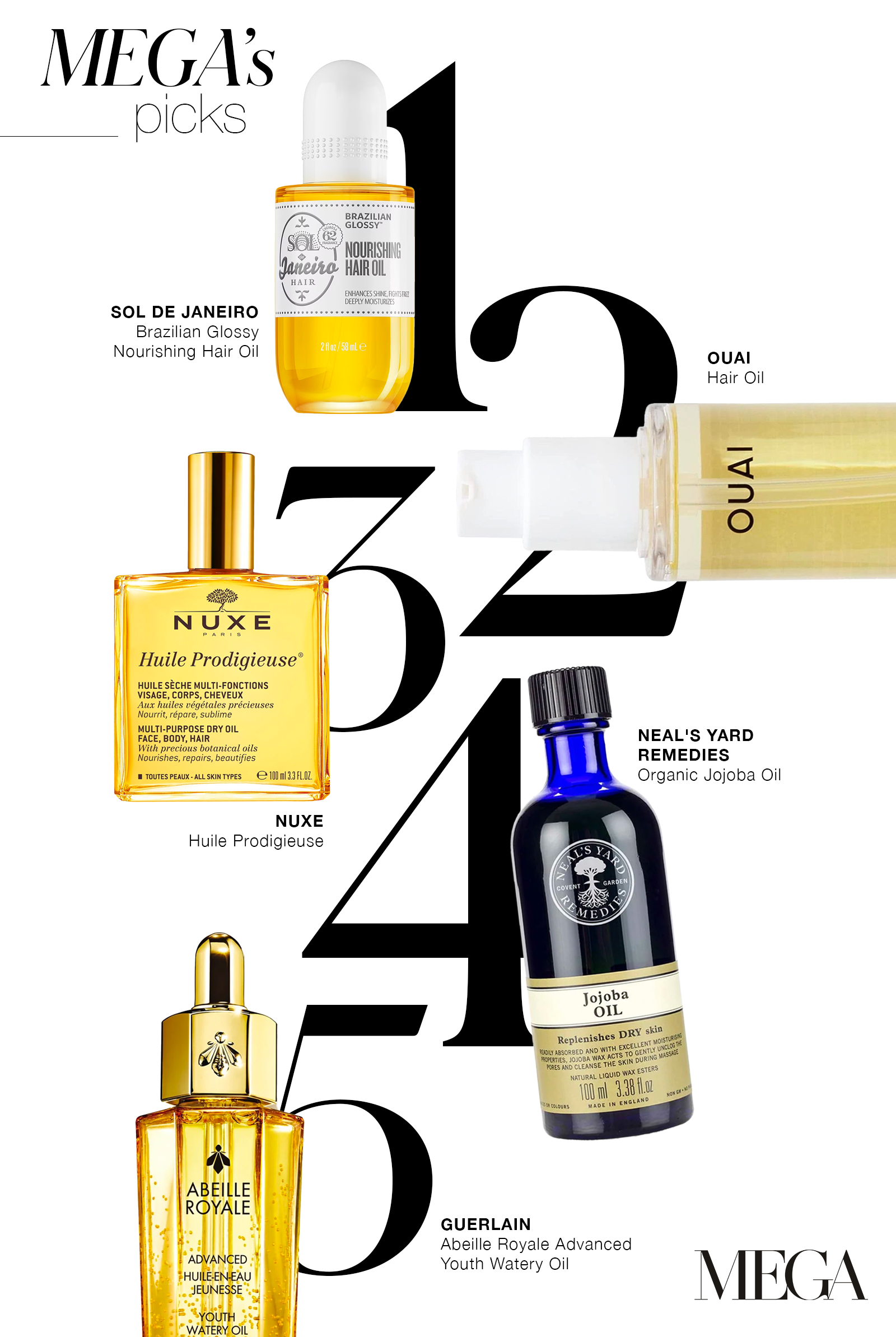 HAIR_MEGA BEAUTY_PRODUCTS - MEGA MEGA's PICKS Hair Oils