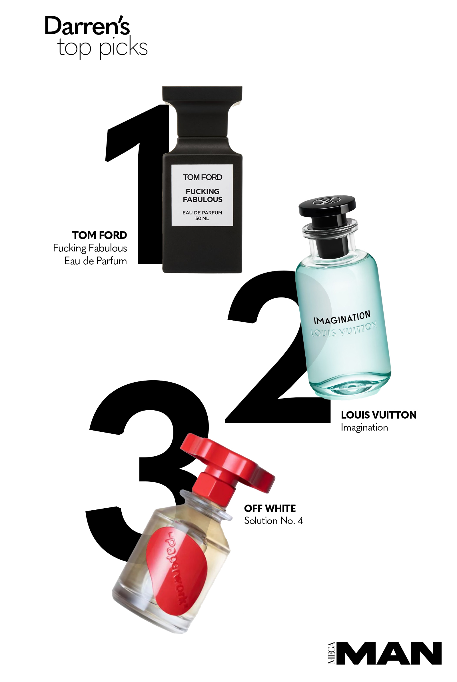 Darren's favorite perfumes