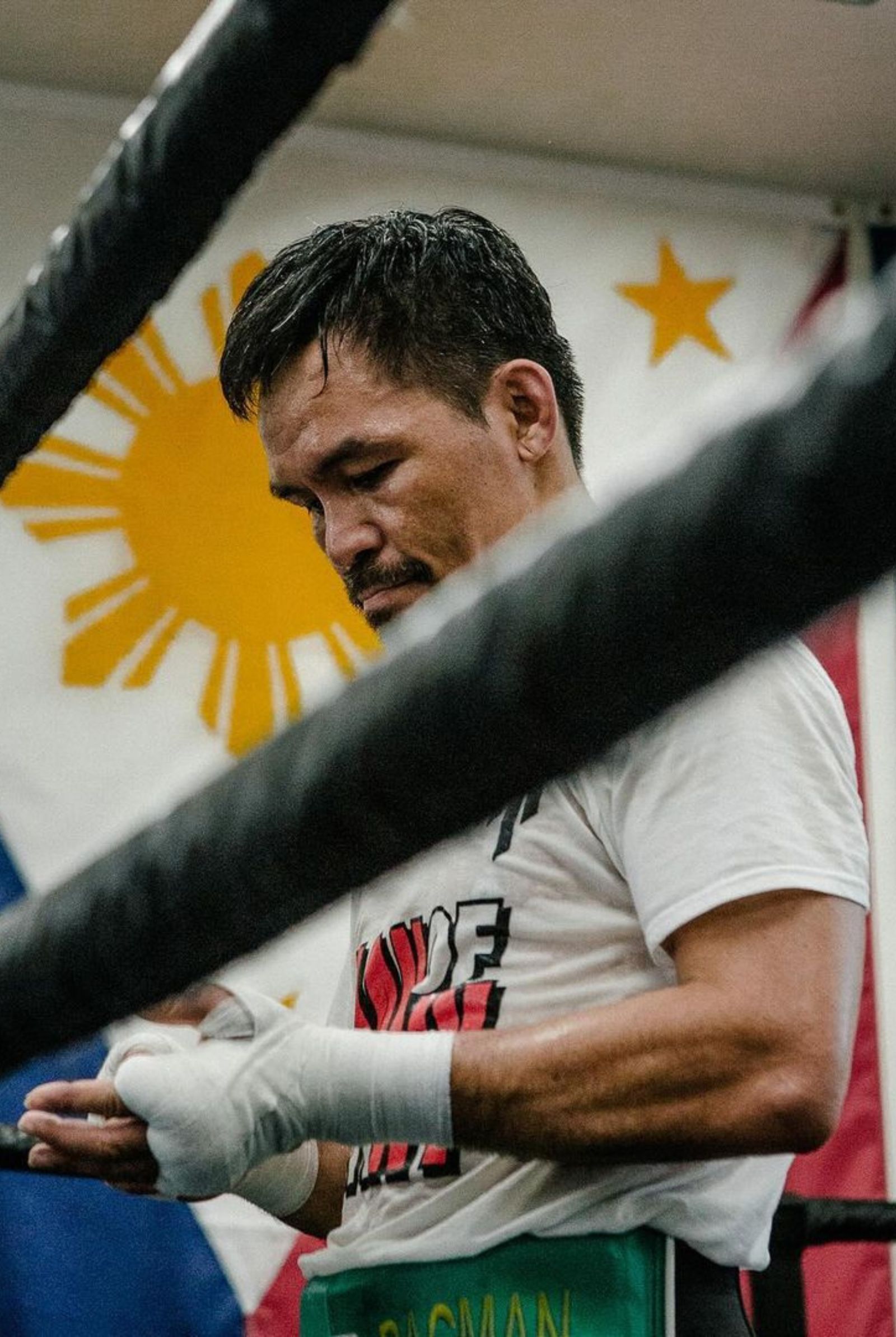 PACQUIAO-MAYWEATHER-ART - MEGA 5 Reasons Why Pacquiao and Mayweather's Rematch is History in the Making - Manny Pacquiao trains at Freddie Roach's Wild Card Boxing