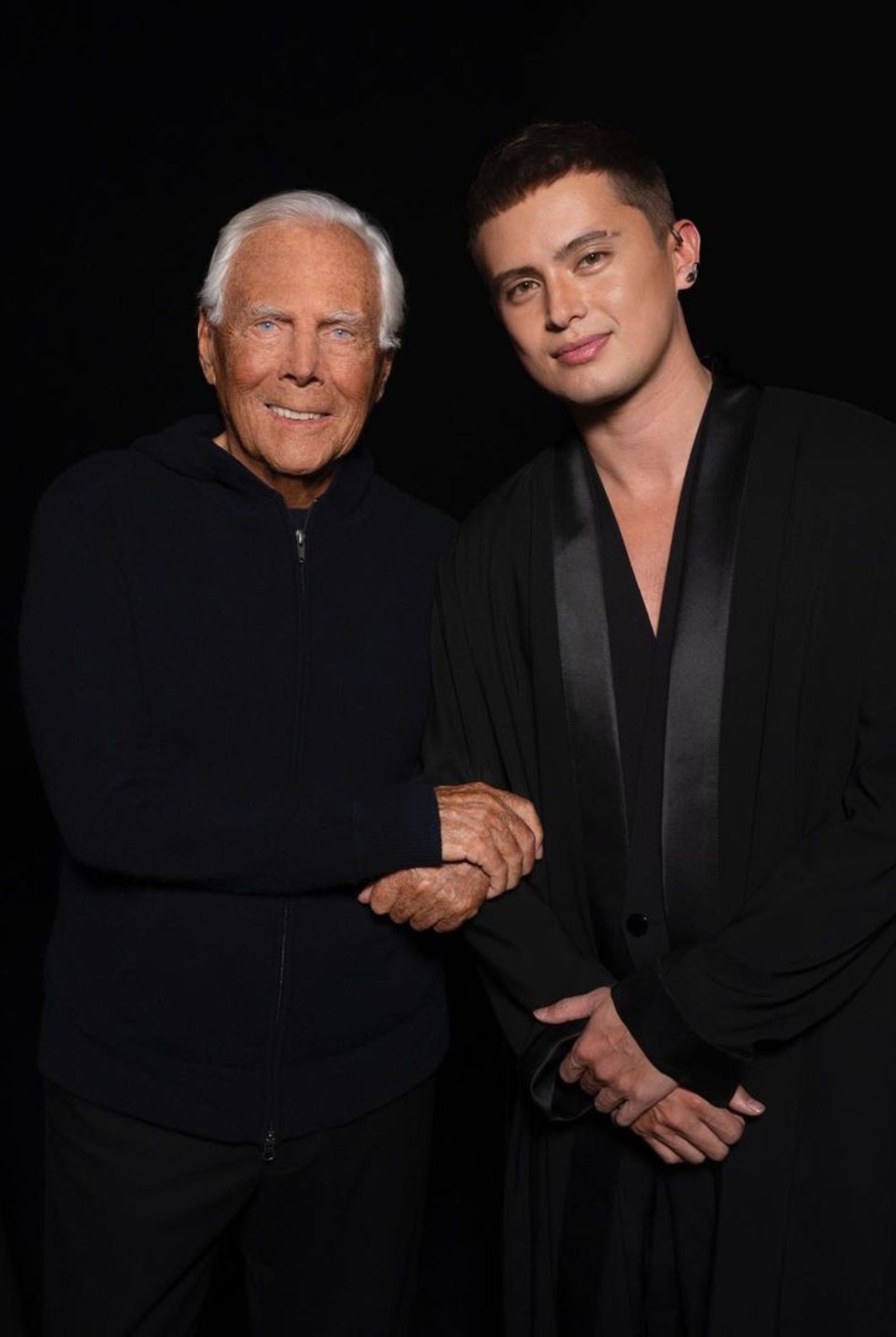 JAMES-REID-FASHION-WEEK-ART-5 - MEGA James Reid with Mr. Armani himself