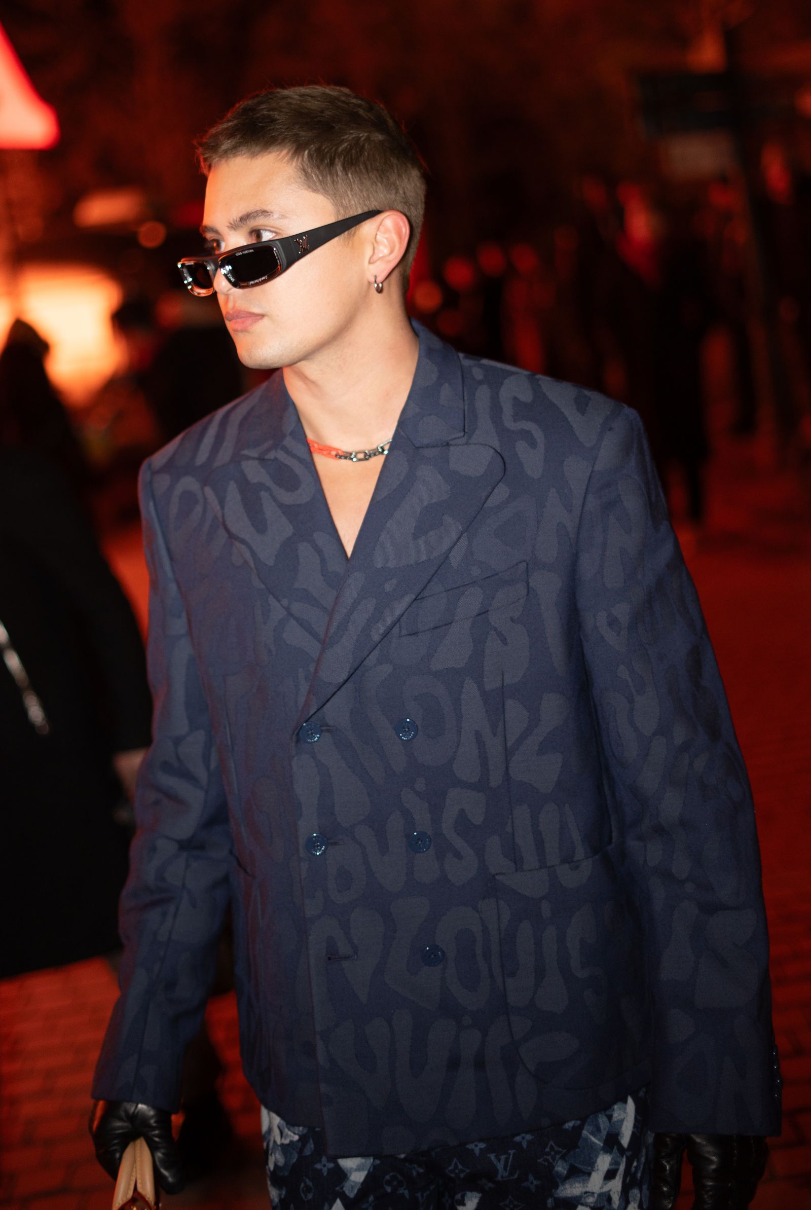 JAMES-REID-PFW-ART-4 - MEGA James Reid during the Louis Vuitton Men's FW 2024 presentation