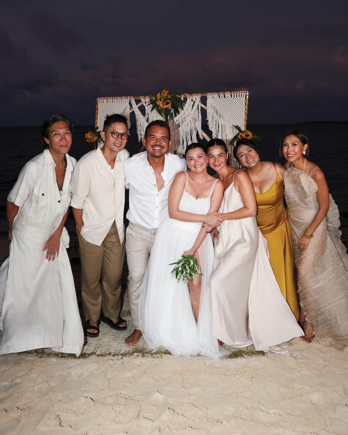 Angelica Panganiban Gregg Homan Wedding Siargao celebrity guests stars celebrities wedding entourage ketchup eusebio kim chiu bela padilla glaiza de castro patty yap anne curtis neric beltran liz uy cherry pie picache