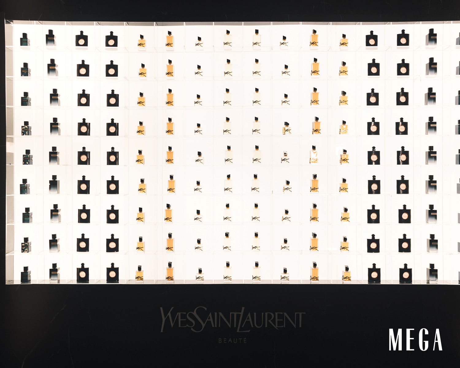 2_MEGA-YSL-beauty-launch-party-inart- - MEGA YSL Beauty Fragrance Wall during the Launch in Manila