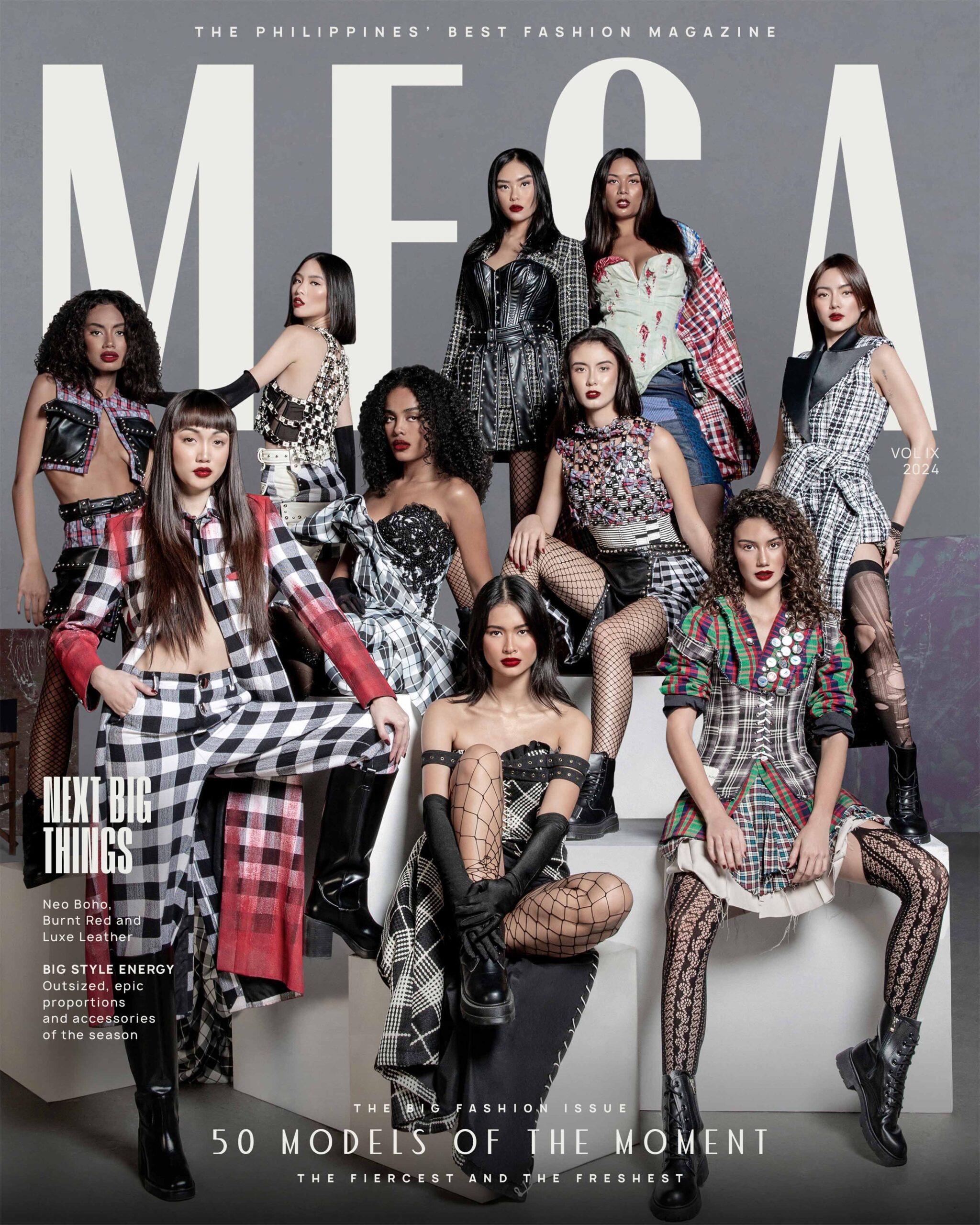 For MEGA Magazine September 2024, we gather 50 Filipino models of the moment for the big fashion issue