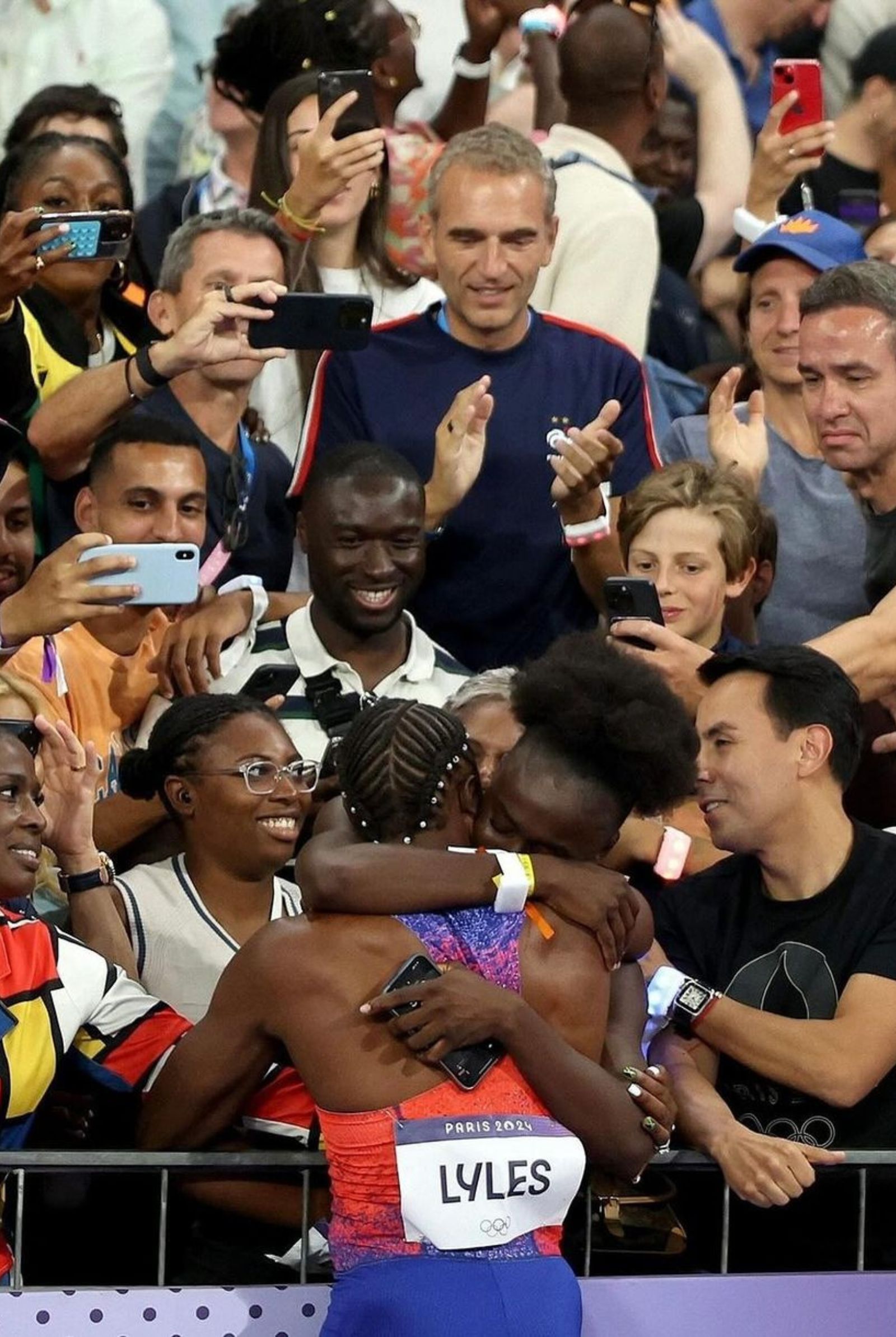 OLYMPICS_ROMANCE_03 - MEGA Noah Lyles and Junelle Bromfield Paris Olympics love