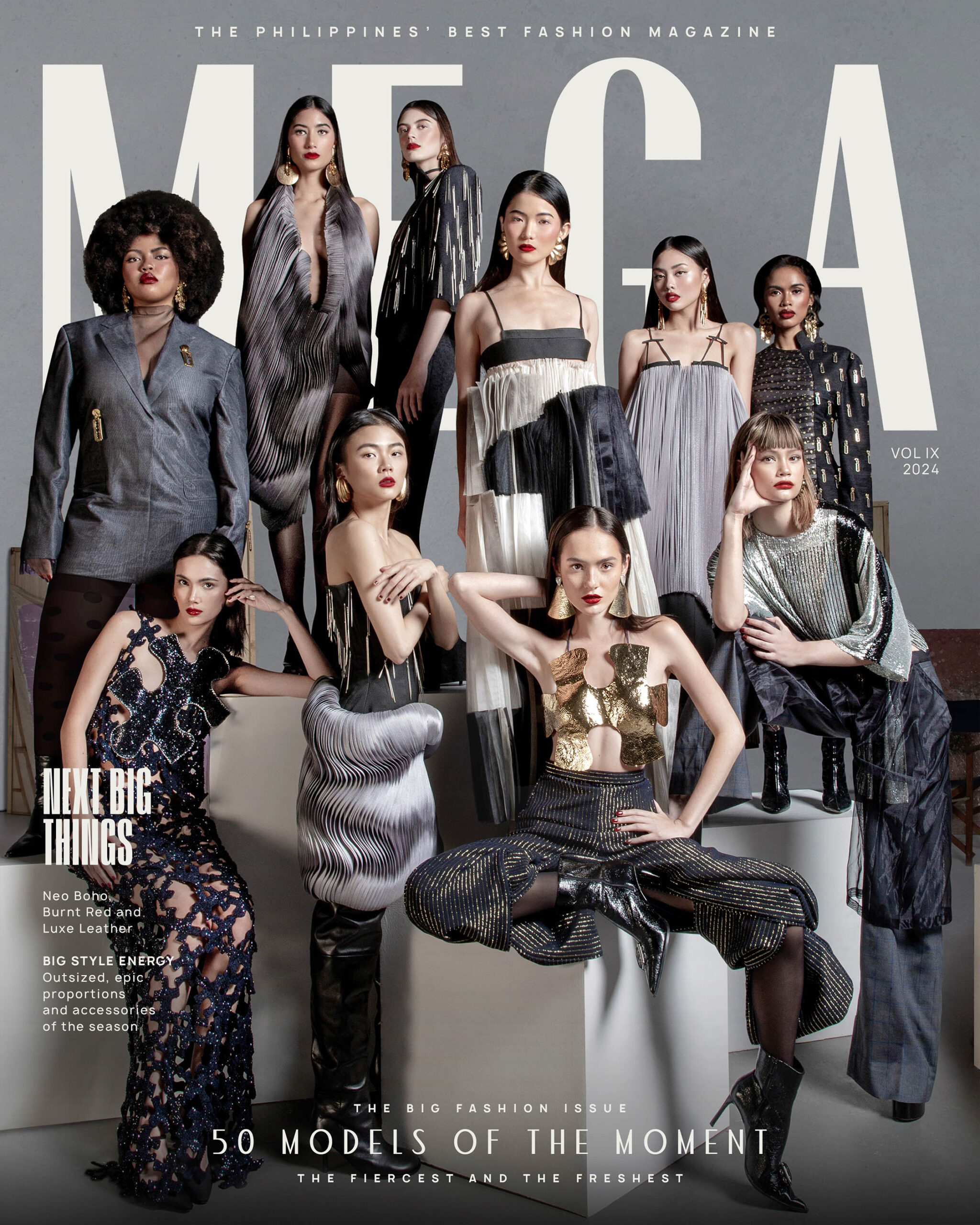 For MEGA Magazine September 2024, we gather 50 Filipino models of the moment for the big fashion issue