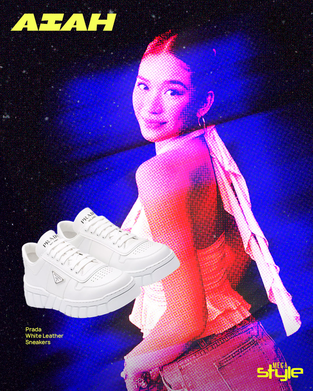 megastyle-aiah-shoes-inart - MEGA Aiah Prada White Leather Sneakers