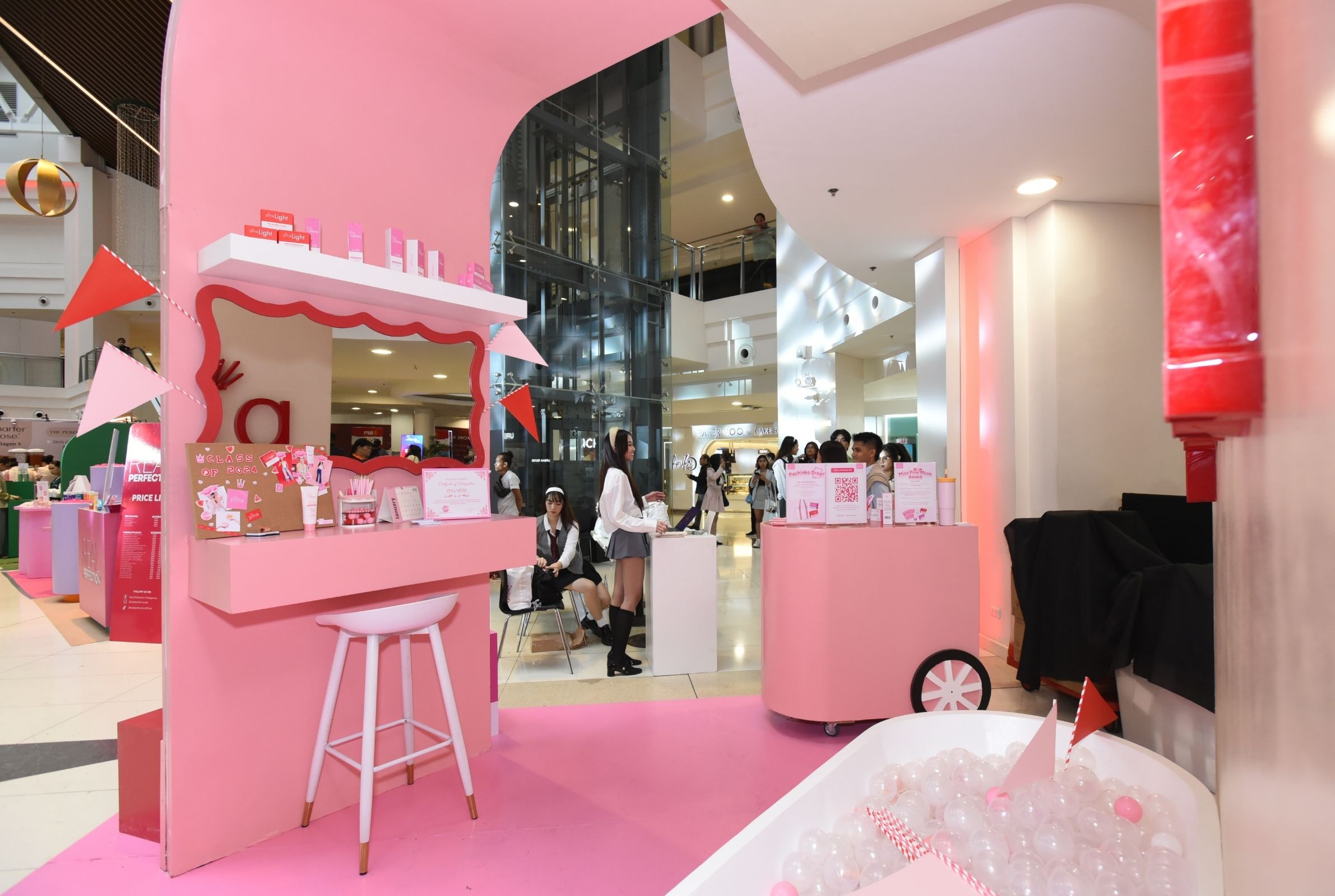 Pina BeautyCon 1B - MEGA Pina Beauty booth at the MEGA BeautyCon 2024