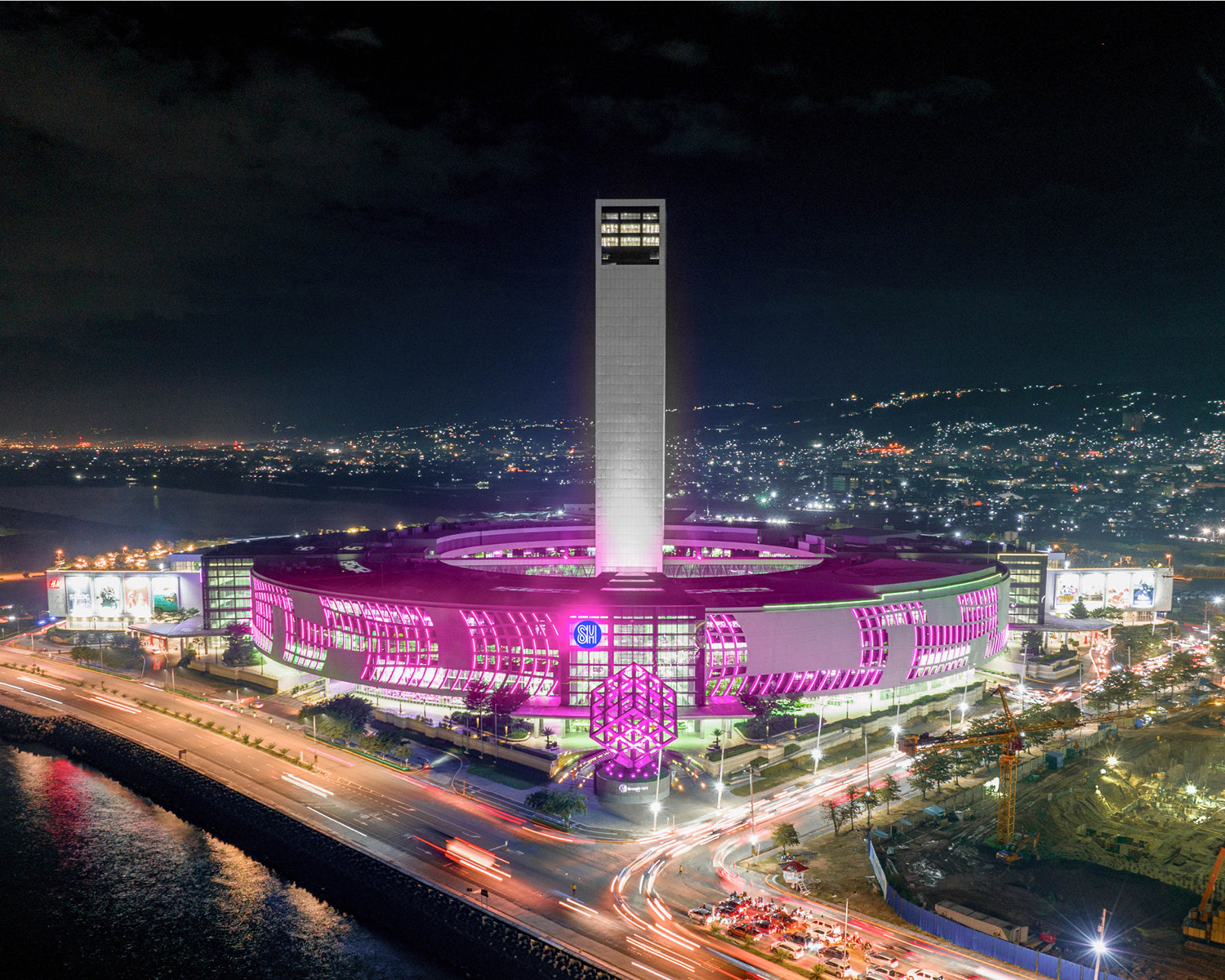 mega-pink-lights-breast-cancer-inart10 - MEGA SM Seaside City Cebu in pink
