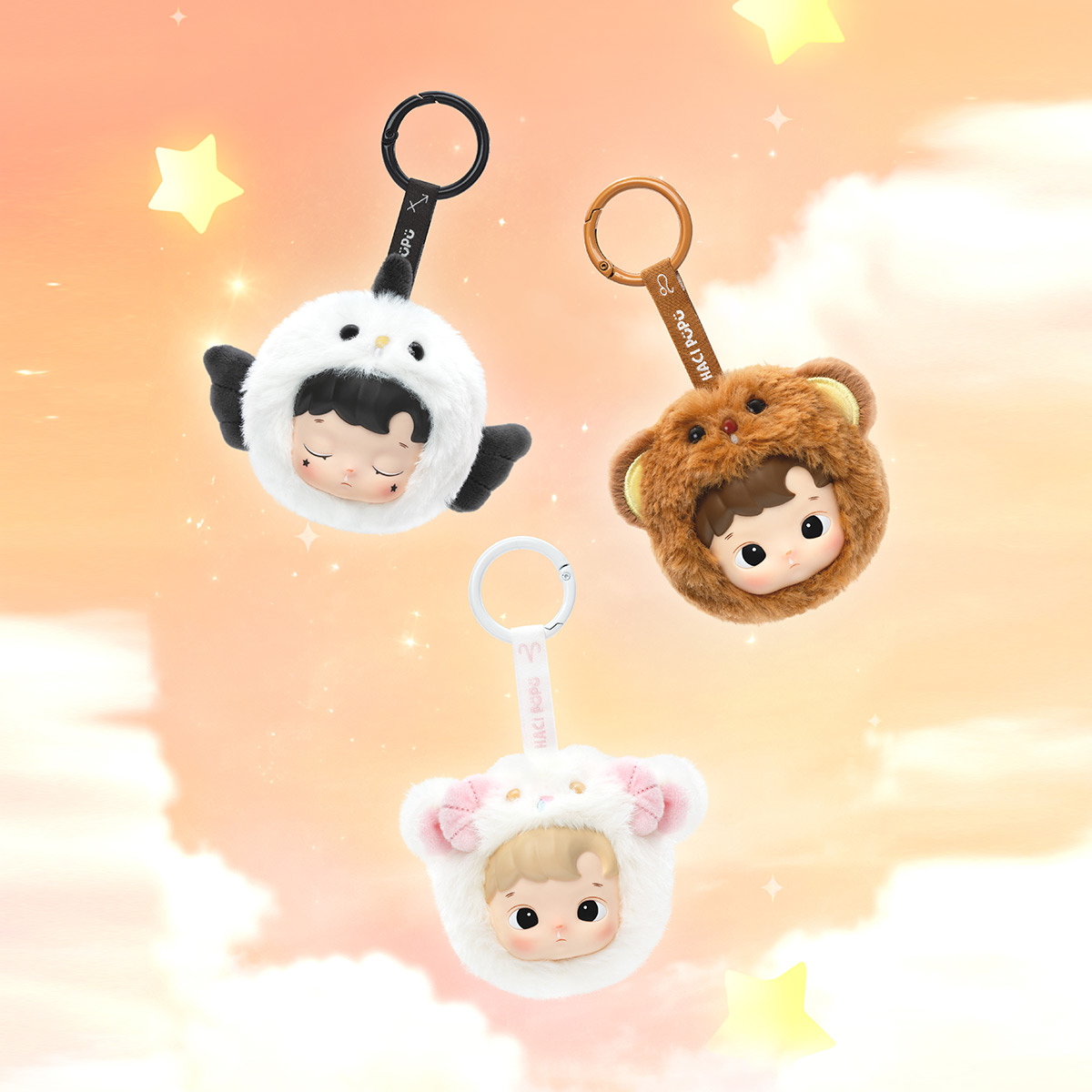 HACIPUPU 6 - MEGA Sagittarius, Leo, and Aries from The Constellation Series Pop Mart