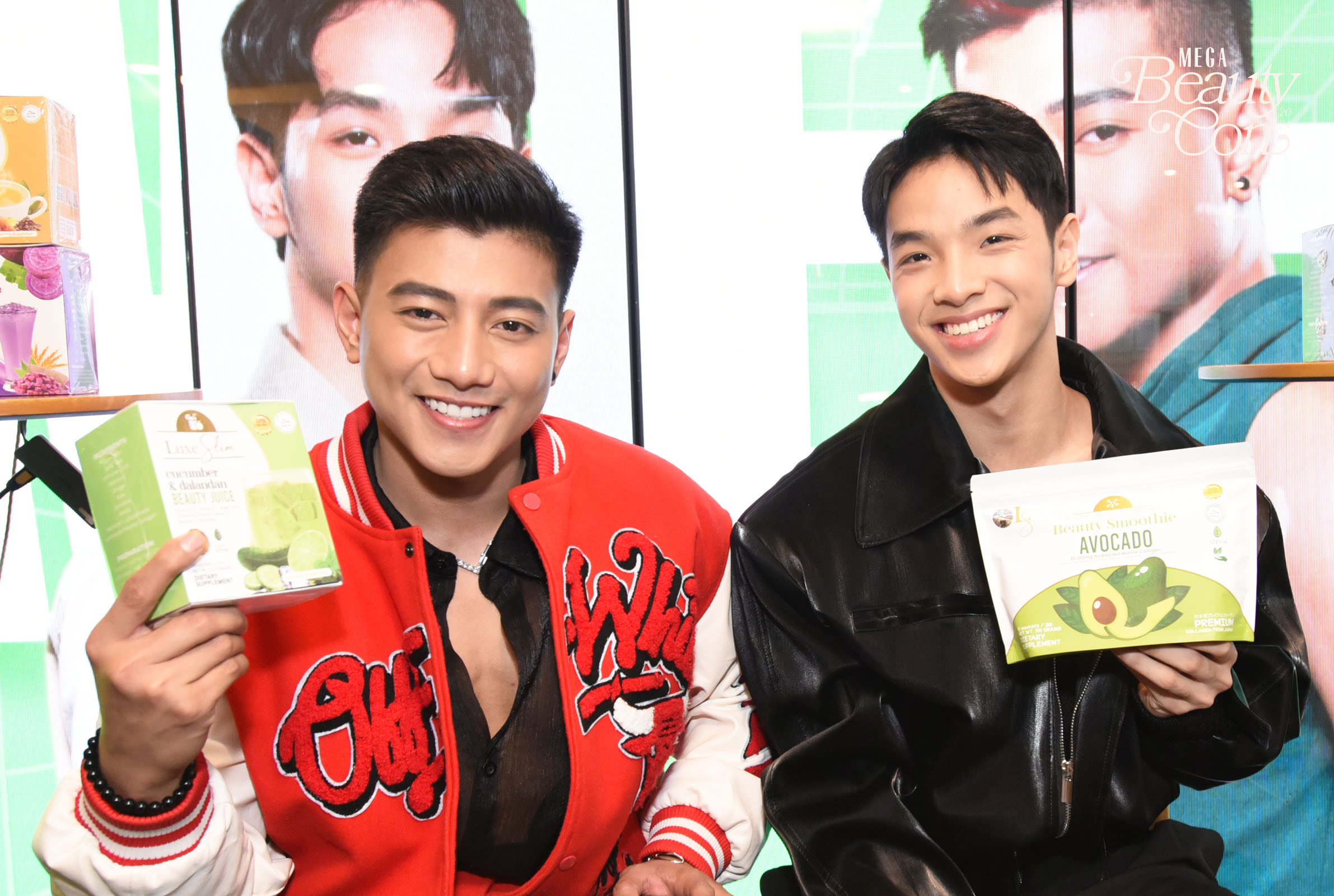In Article 5 - MEGA Christian and Vrix with the newest addition on the flavors Avocado Smoothie for Luxe Slim at the MEGA BeautyCon 2024