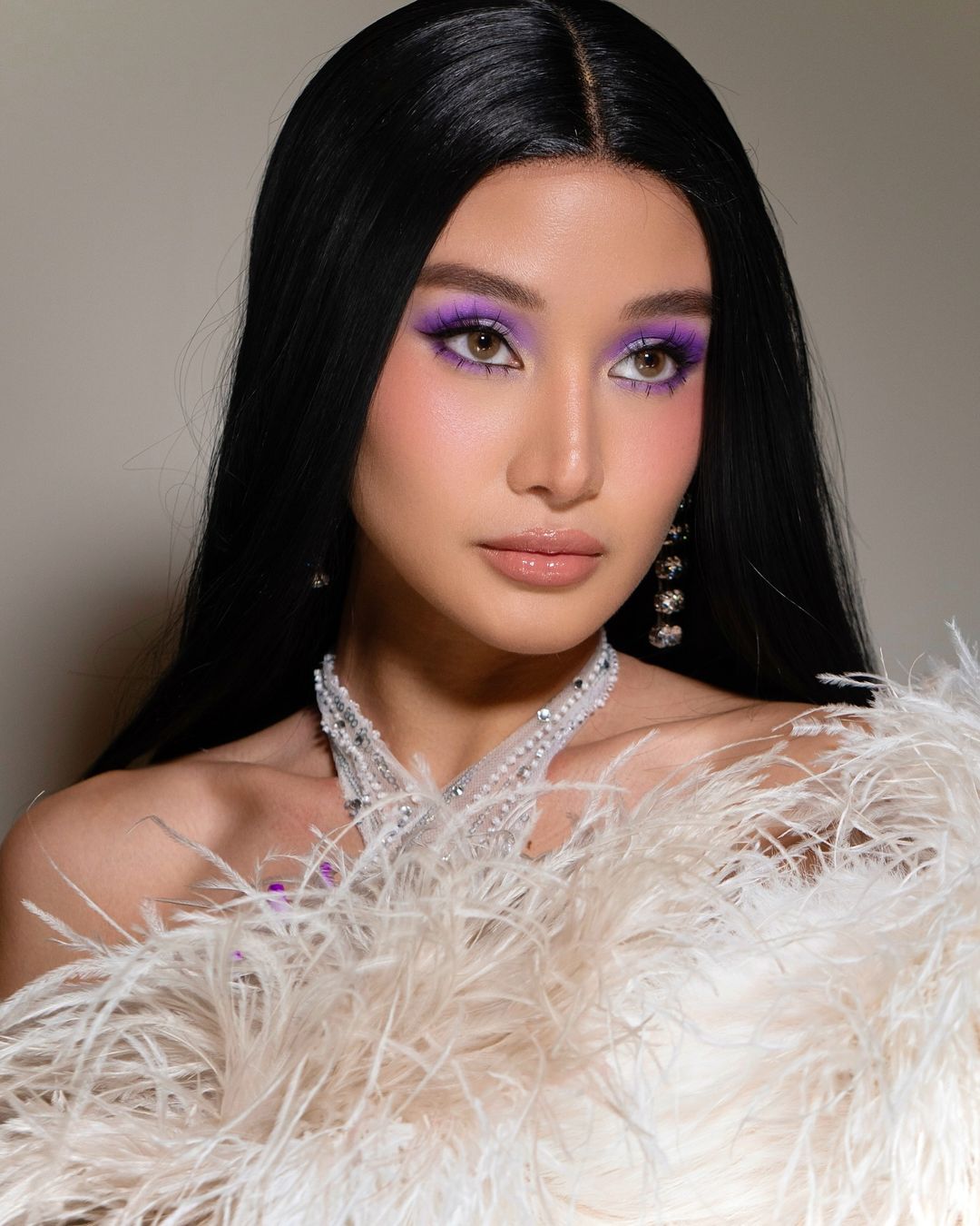 Chie Filomento as Cher in the 1970s at the Opulence Ball MEGA Exclusive with makeup artist Angeline Dela Cruz