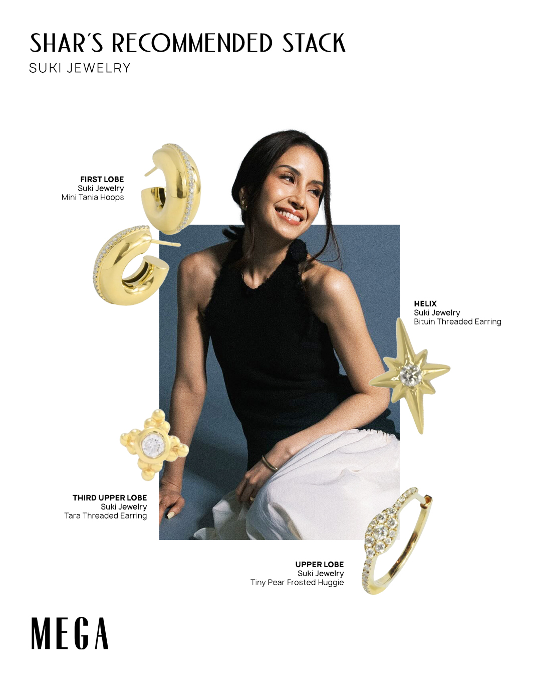 2-mega-2024-earrings-collection-cabrera - MEGA Shar Cabrera of Suki Jewelry earring stack Filipino brand
