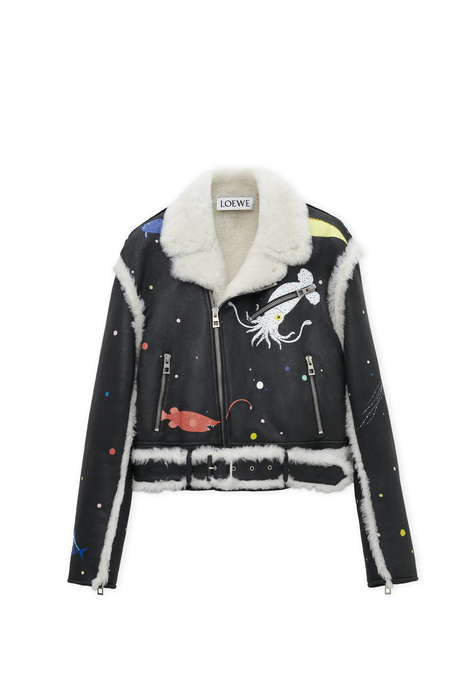 mega-loewe-04 - MEGA A leather and fur jacket part of Loewe's collection