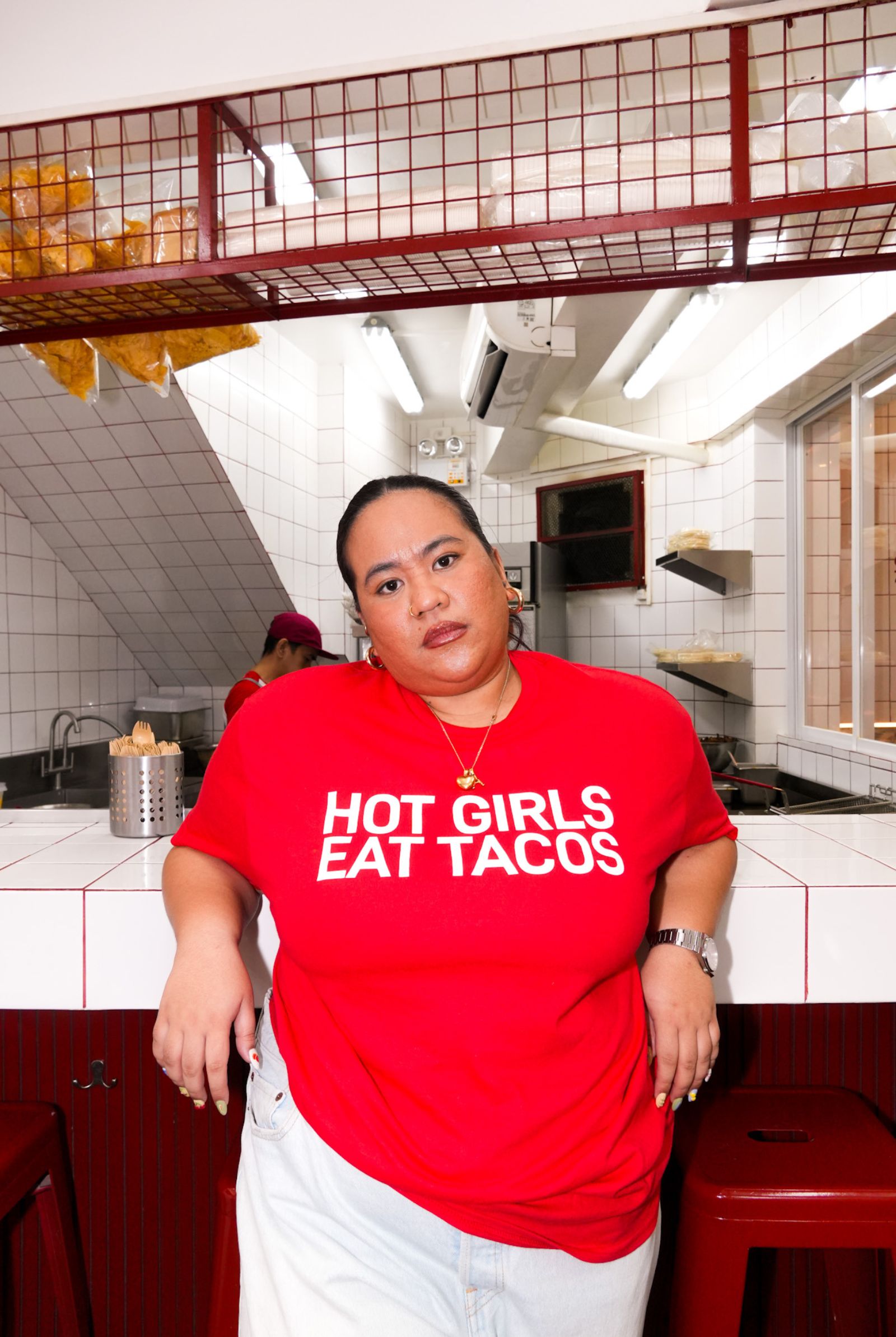 Founder and creator of Onlypans Taqueria, Audrey Cruz