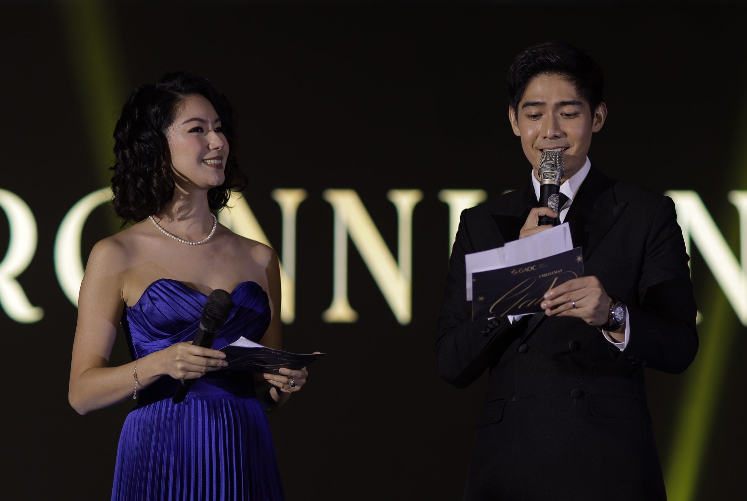 Robi Domingo co-hosted the Gala alongside VP of GAOC's communications Dr. Abby Robles