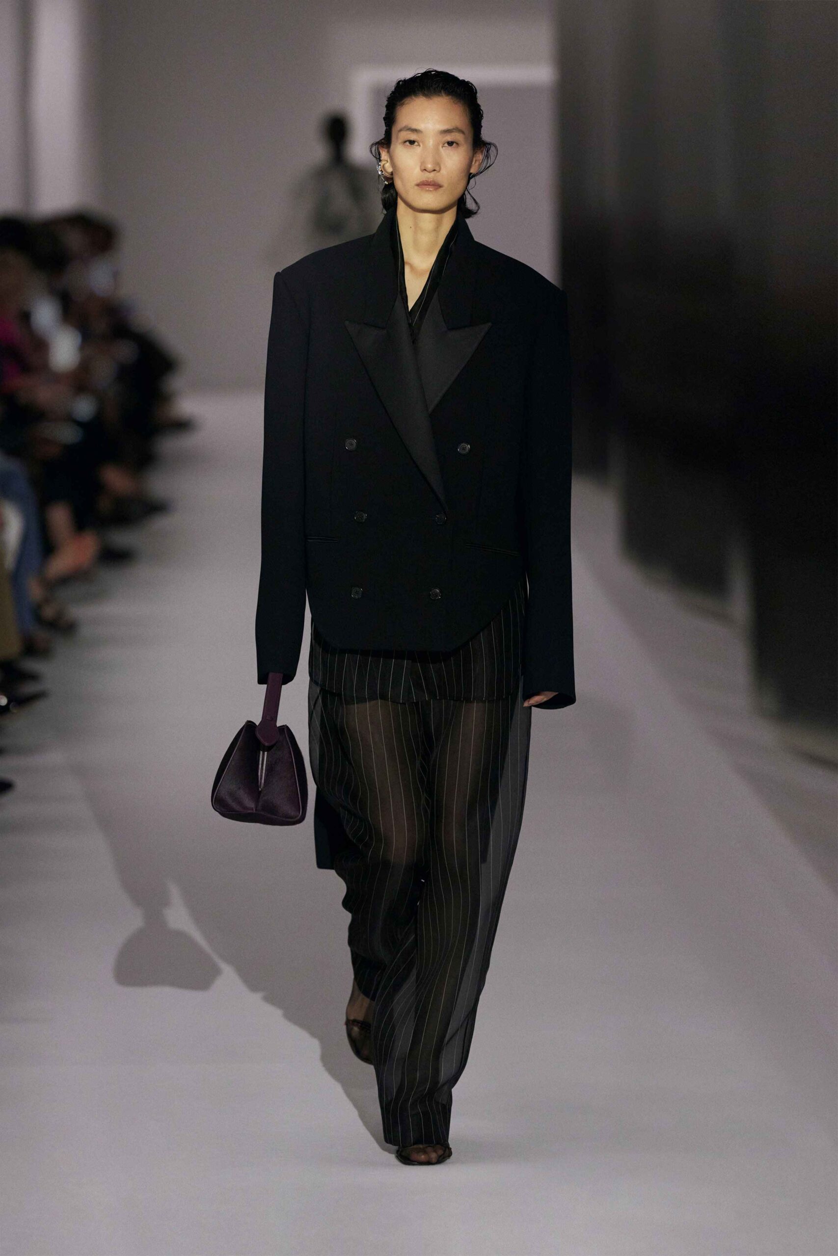 mega-trend-report-ss25-power-suit-3 - MEGA Have someone reserve the boardroom—in the new power suit spotted at the S/S25 shows, the ‘80s look means serious business khaite