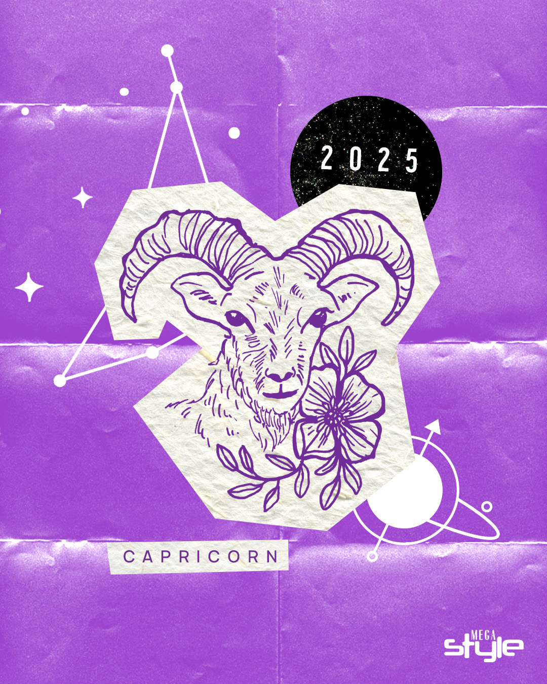 megastyle-zodiac-2025-capricorn - MEGA Astrology’s Guide to What’s Ahead for Capricorn