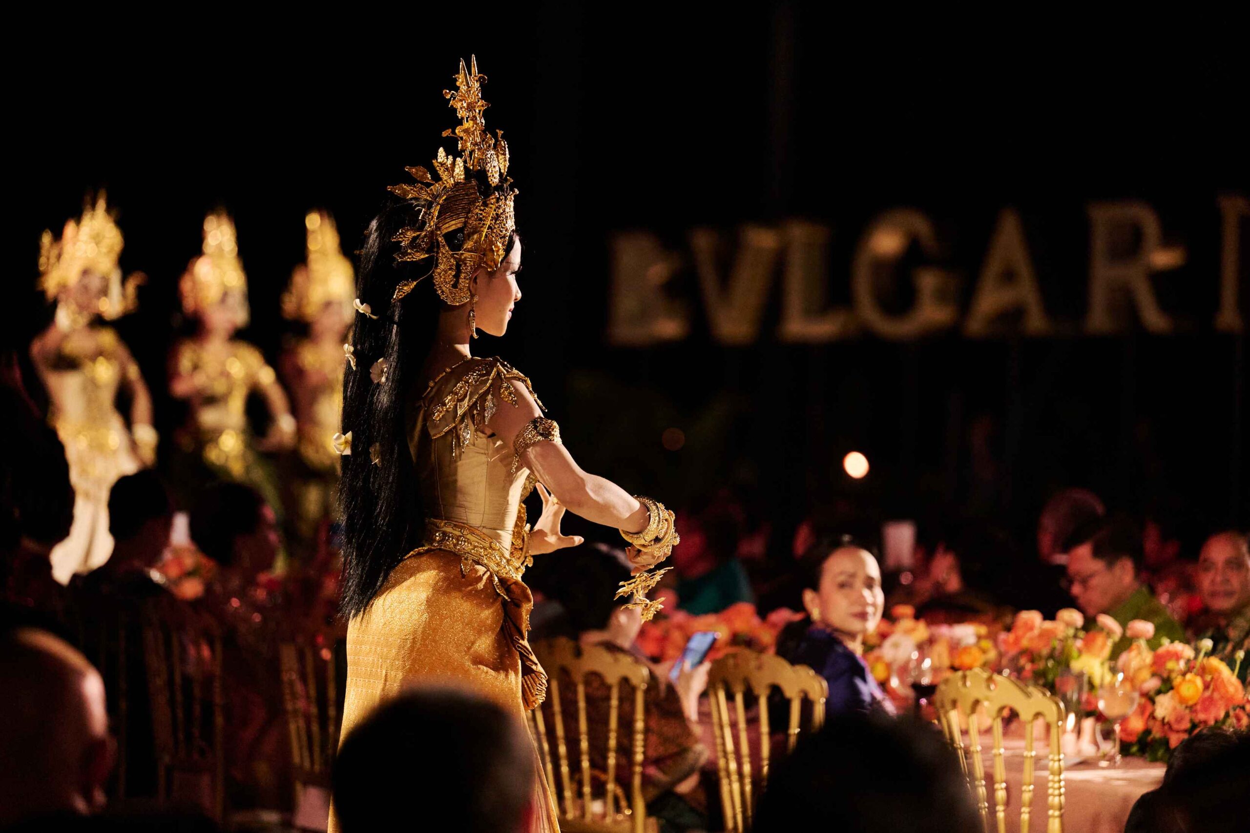 MEGA, along with Pia Wurtzbach, Davika Hornee, and Hồ Ngọc Hà, attended the event set in the Bayon Temple, as part of its 140-year anniversary celebrations.