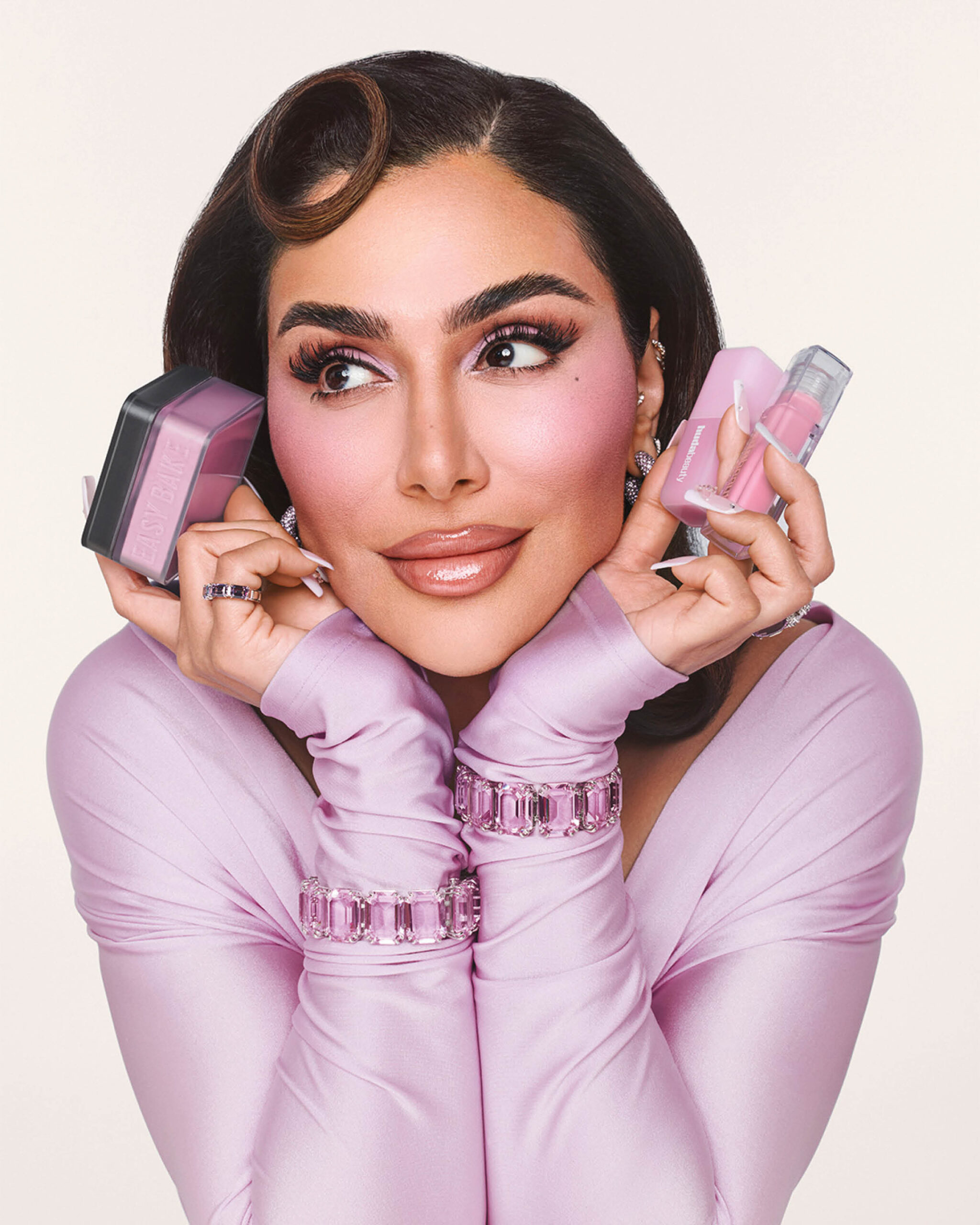 Huda Kattan reveals that her product development team is made up of Filipino creatives, crediting them for introducing her to their culture