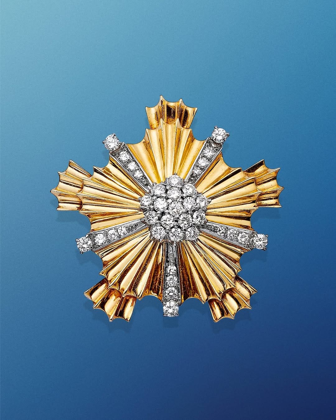 Tiffany & Co. Archives gold and platinum brooch