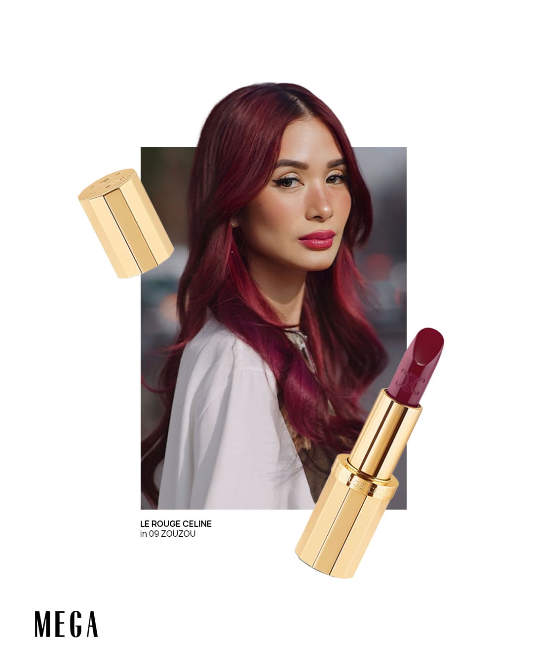 This Exact Lipstick Matches Heart Evangelista's Hair Color