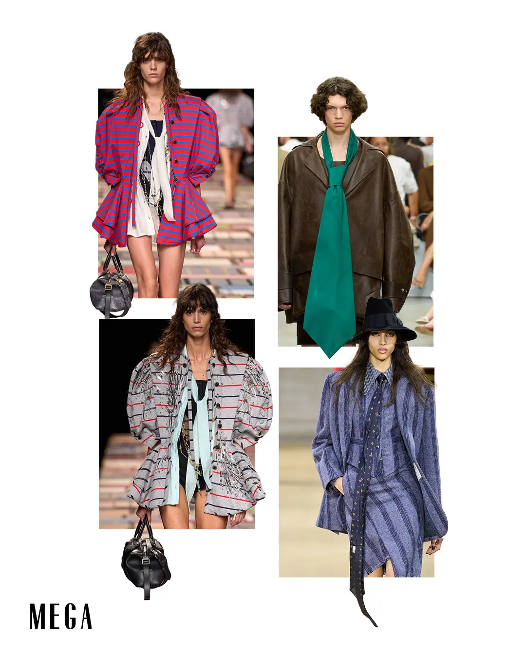 mega-trend-report-neckties-2webp - MEGA LOUIS VUITTON s/s25, JW ANDERSON S/S25, and Andreas Kronthaler for Vivienne Westwood F/W25