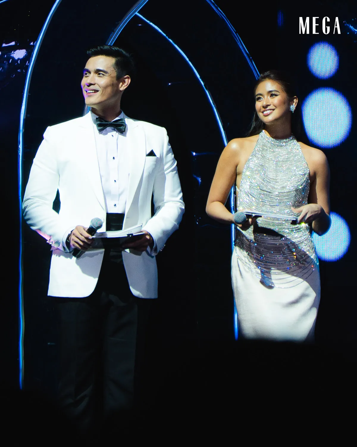 Warrior on the Miss Universe Philippines stage